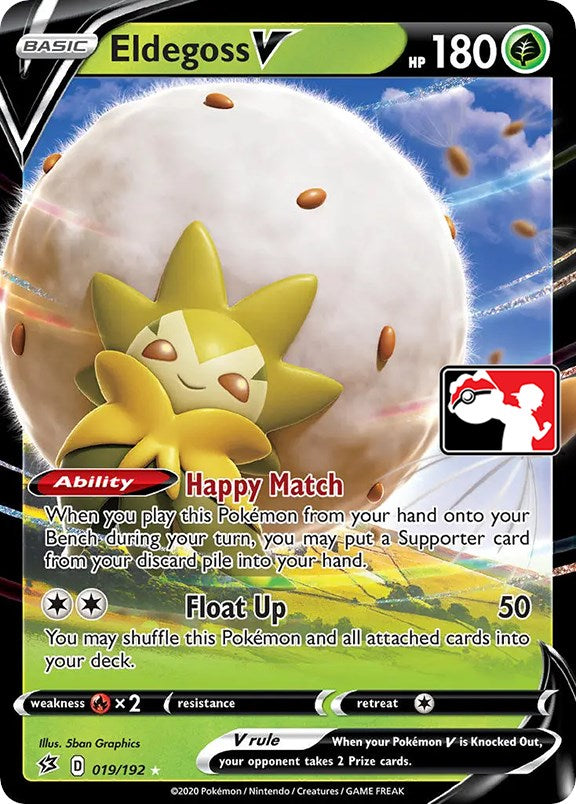 Eldegoss V (019/192) [Prize Pack Series One] | Card Merchant Takapuna