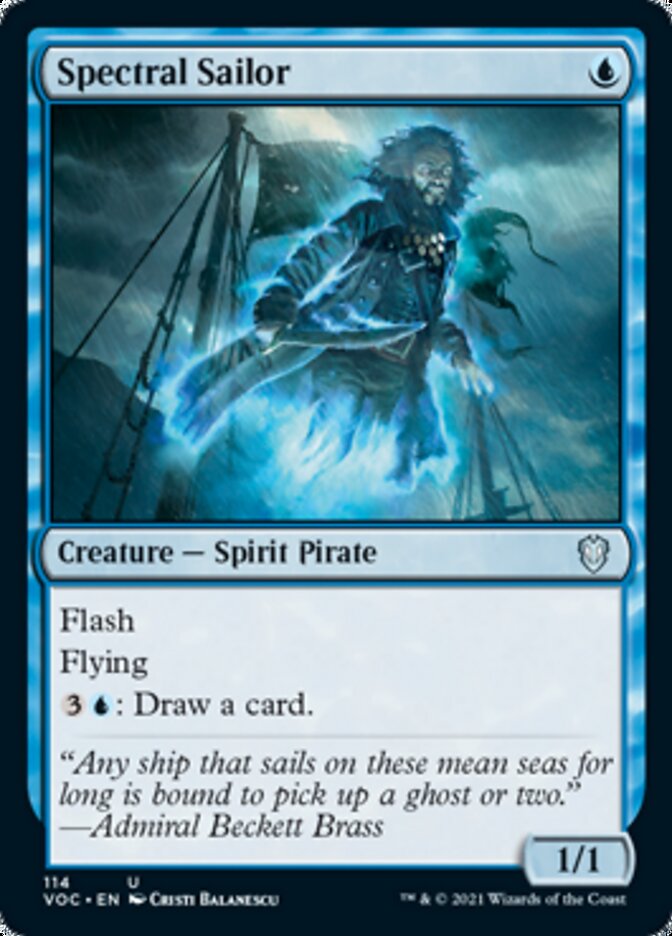 Spectral Sailor [Innistrad: Crimson Vow Commander] | Card Merchant Takapuna