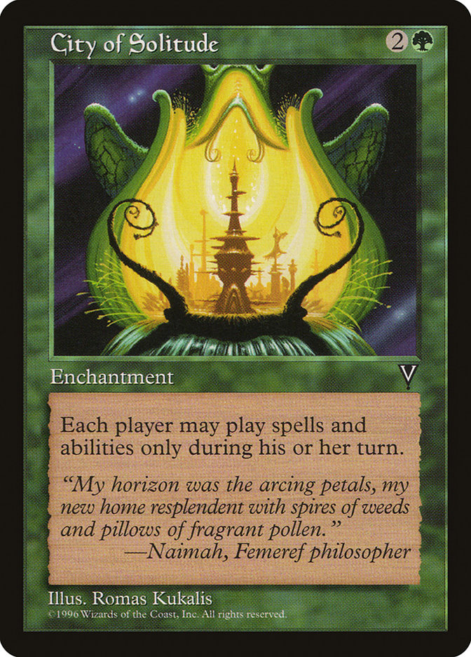 City of Solitude [Visions] | Card Merchant Takapuna