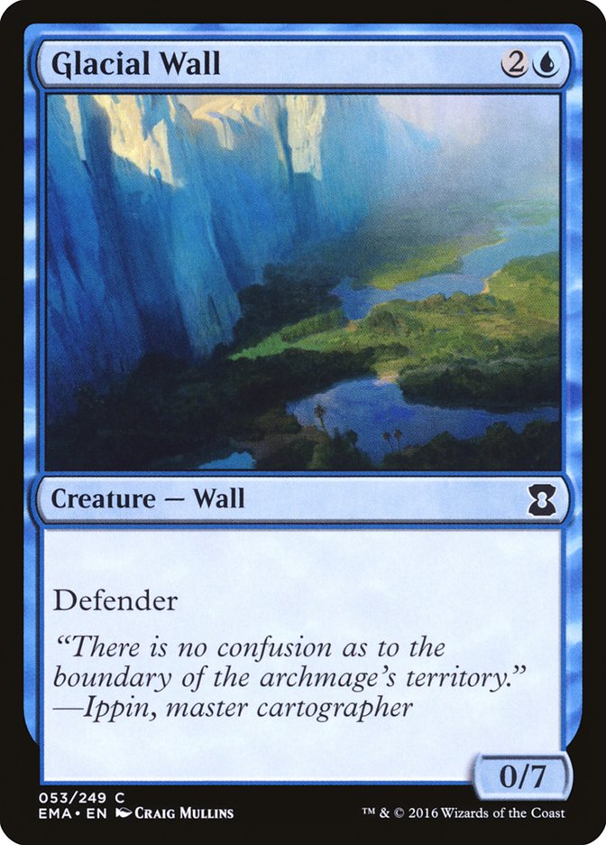 Glacial Wall [Eternal Masters] | Card Merchant Takapuna