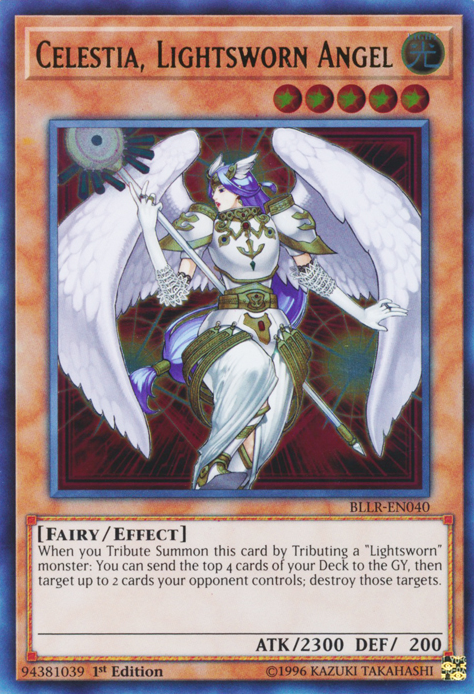 Celestia, Lightsworn Angel [BLLR-EN040] Ultra Rare | Card Merchant Takapuna