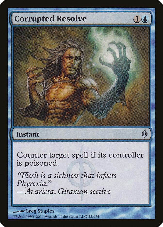 Corrupted Resolve [New Phyrexia] | Card Merchant Takapuna