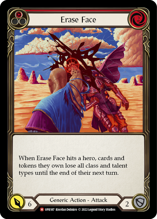 Erase Face [UPR187] (Uprising)  Rainbow Foil | Card Merchant Takapuna