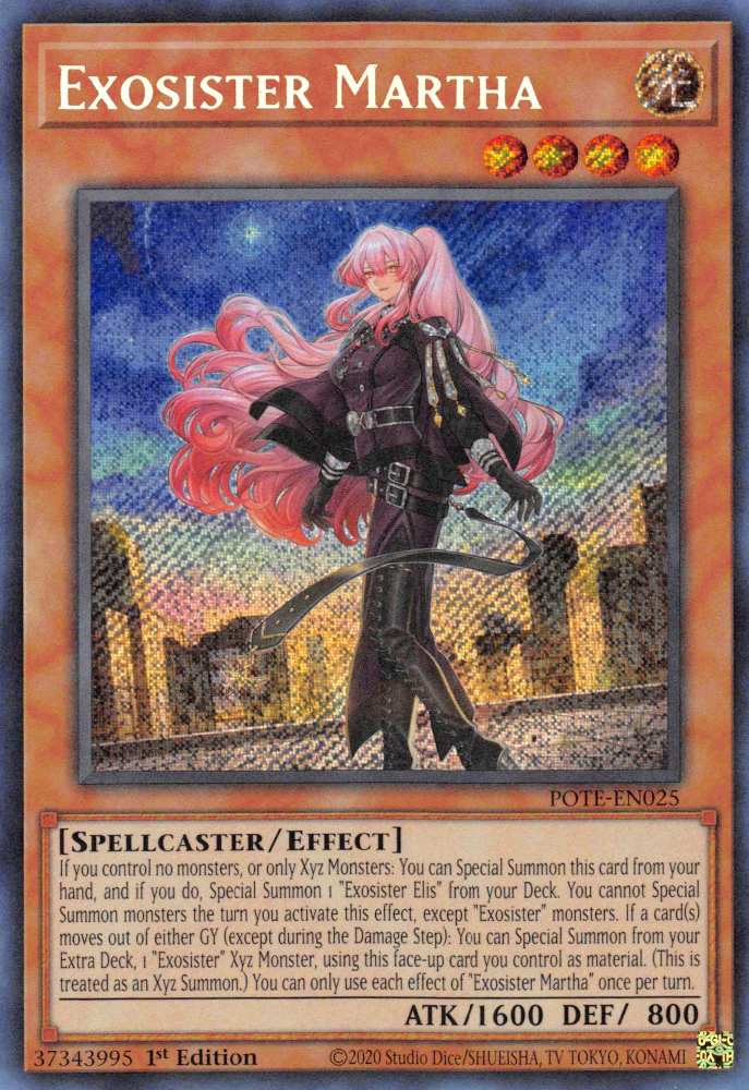 Exosister Martha [POTE-EN025] Secret Rare | Card Merchant Takapuna