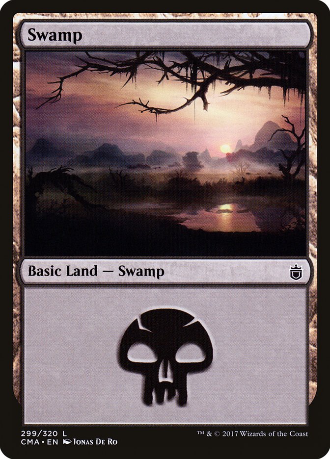 Swamp (299) [Commander Anthology] | Card Merchant Takapuna