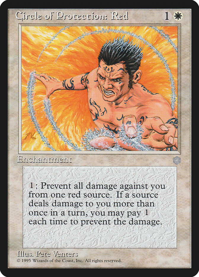 Circle of Protection: Red [Ice Age] | Card Merchant Takapuna