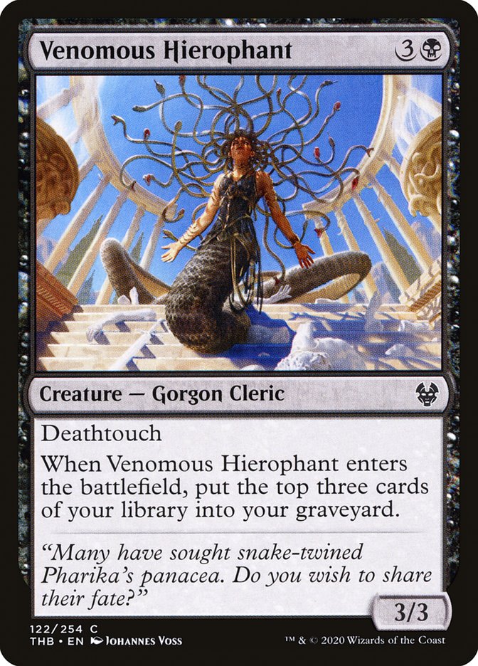 Venomous Hierophant [Theros Beyond Death] | Card Merchant Takapuna