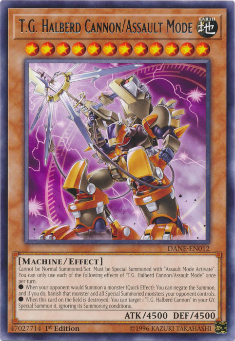 T.G. Halberd Cannon/Assault Mode [DANE-EN012] Rare | Card Merchant Takapuna