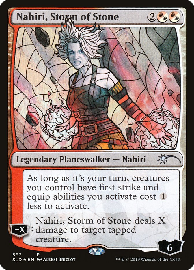 Nahiri, Storm of Stone (Stained Glass) [Secret Lair Drop Promos] | Card Merchant Takapuna