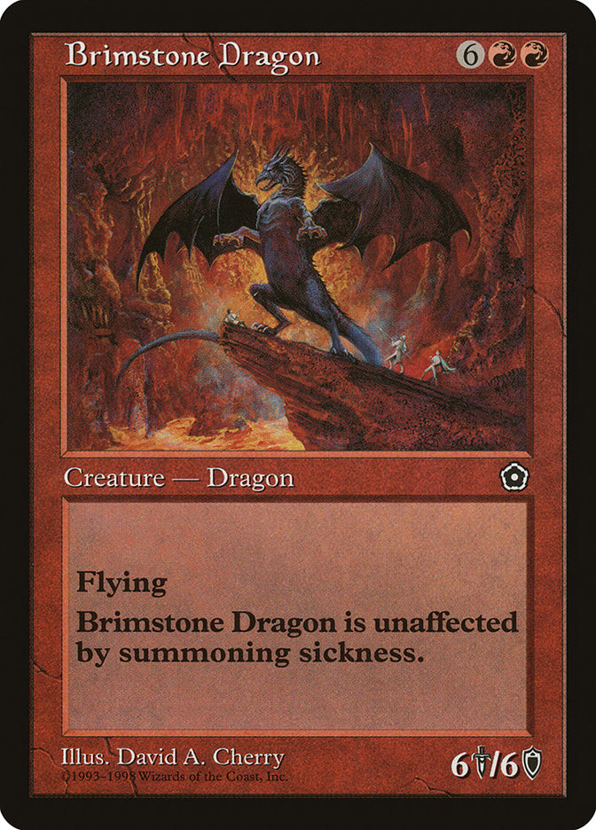 Brimstone Dragon [Portal Second Age] | Card Merchant Takapuna