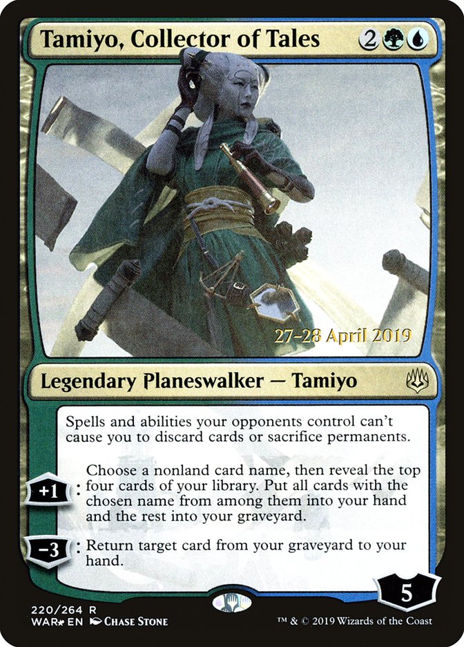 Tamiyo, Collector of Tales [War of the Spark Prerelease Promos] | Card Merchant Takapuna