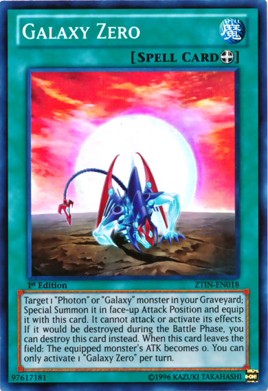 Galaxy Zero [ZTIN-EN018] Super Rare | Card Merchant Takapuna