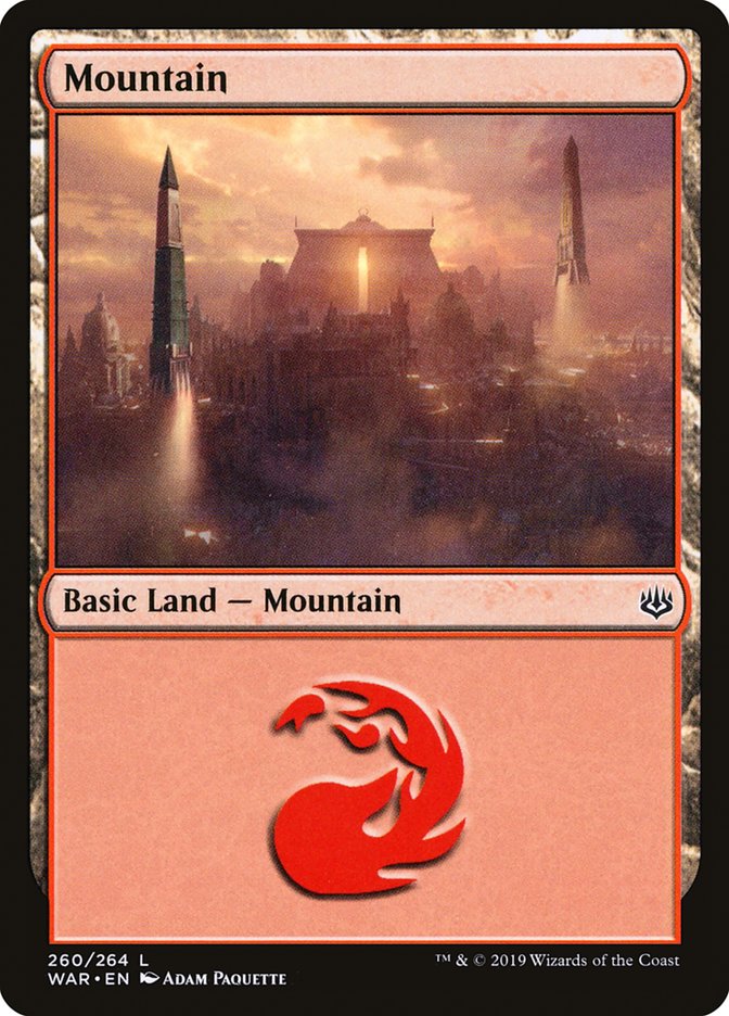 Mountain (260) [War of the Spark] | Card Merchant Takapuna