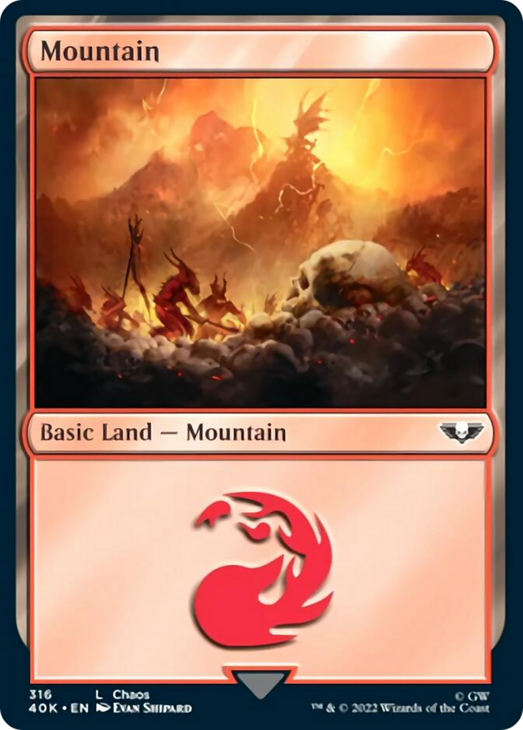 Mountain (316) [Warhammer 40,000] | Card Merchant Takapuna