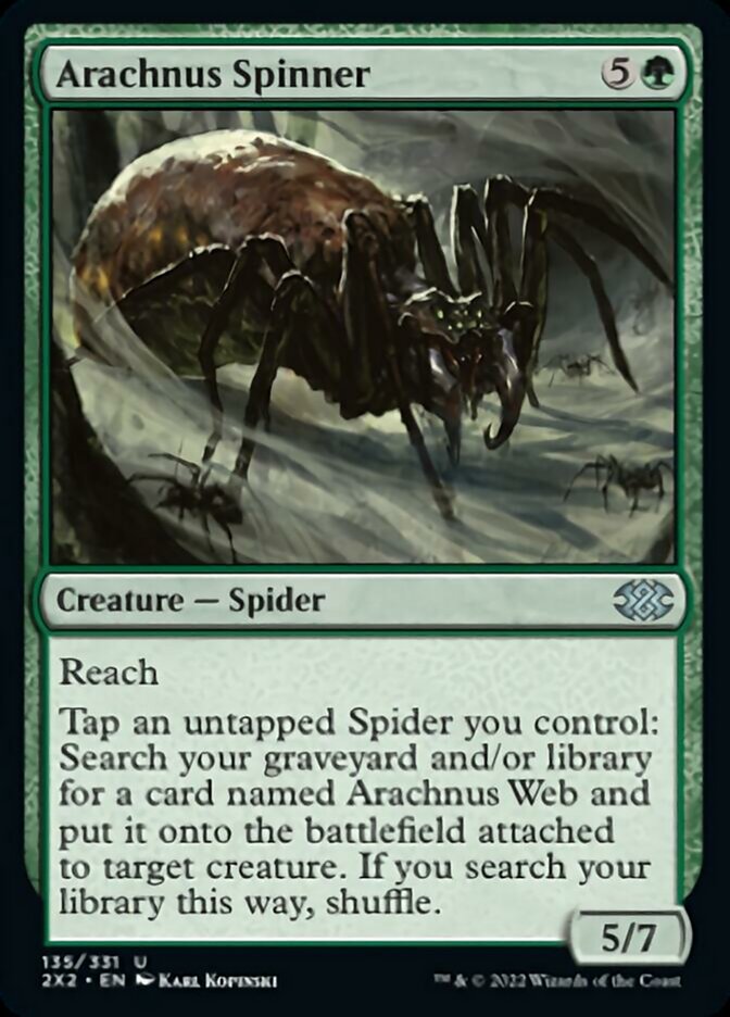 Arachnus Spinner [Double Masters 2022] | Card Merchant Takapuna