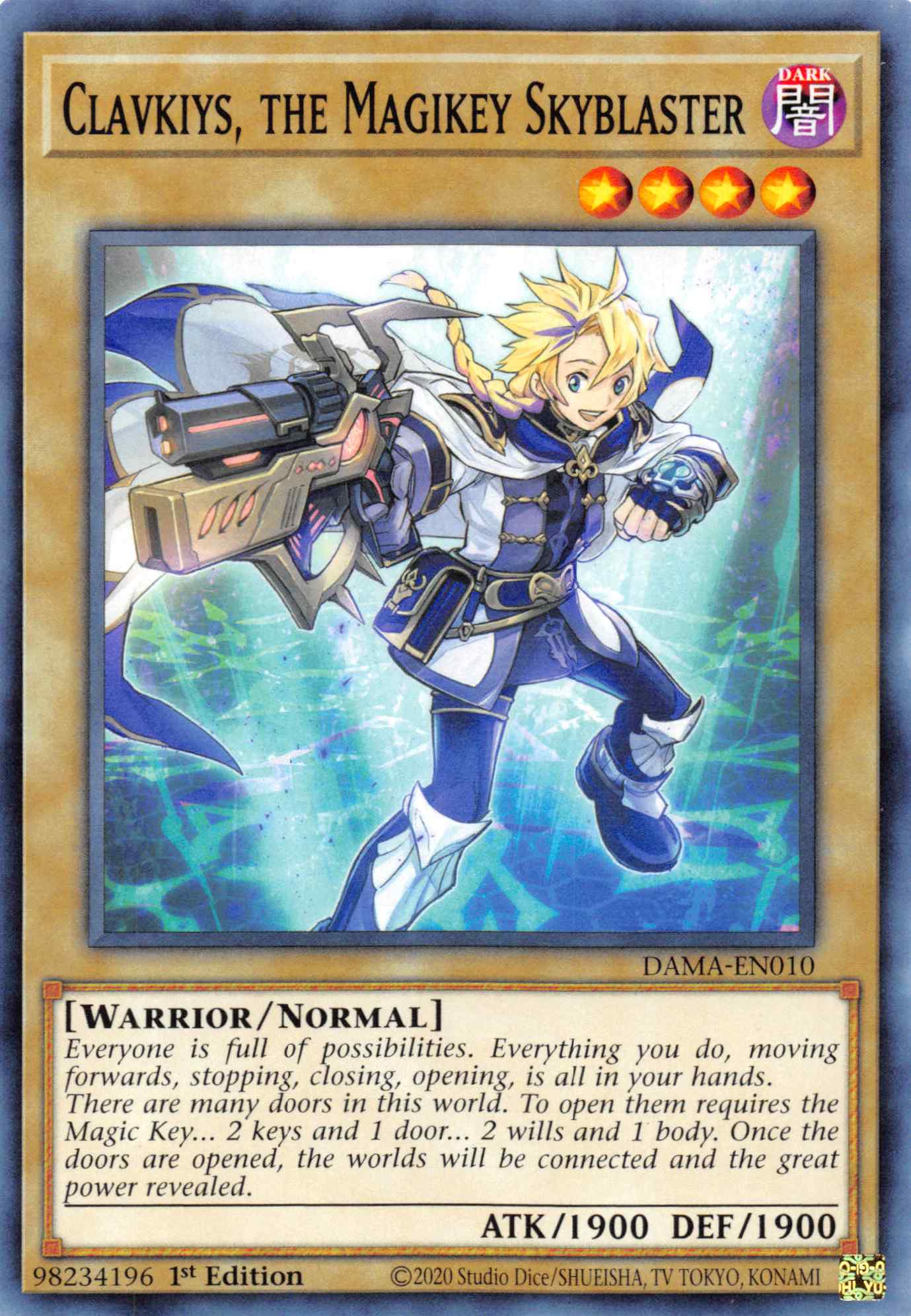 Clavkiys, the Magikey Skyblaster [DAMA-EN010] Common | Card Merchant Takapuna