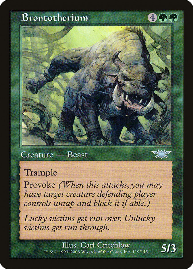 Brontotherium [Legions] | Card Merchant Takapuna