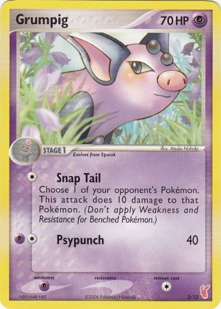 Grumpig (3/12) [EX: Trainer Kit 2 - Plusle] | Card Merchant Takapuna