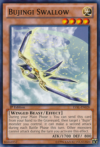 Bujingi Swallow [LVAL-EN028] Common | Card Merchant Takapuna