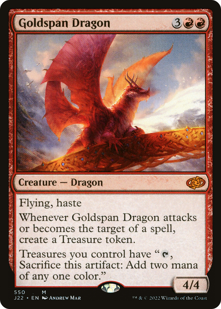 Goldspan Dragon [Jumpstart 2022] | Card Merchant Takapuna