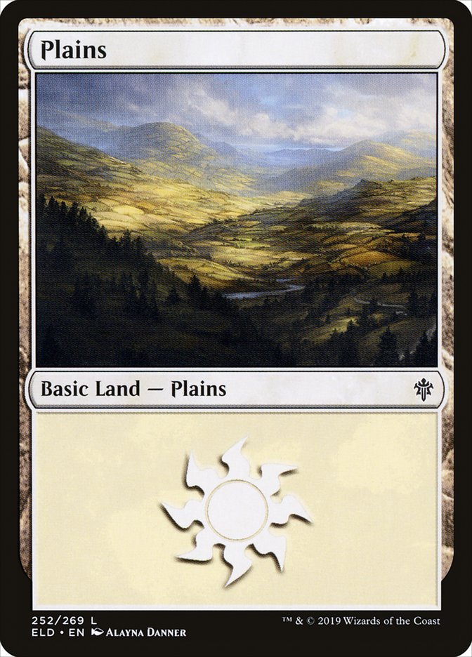 Plains (252) [Throne of Eldraine] | Card Merchant Takapuna