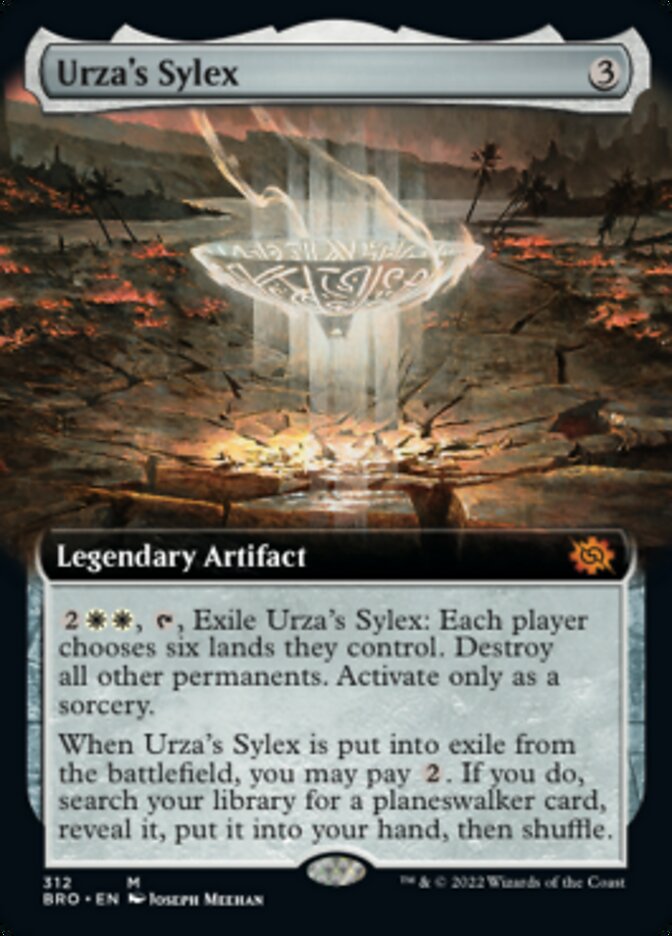 Urza's Sylex (Extended Art) [The Brothers' War] | Card Merchant Takapuna