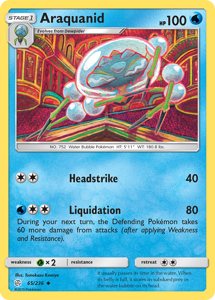 Araquanid (65/236) [Sun & Moon: Cosmic Eclipse] | Card Merchant Takapuna