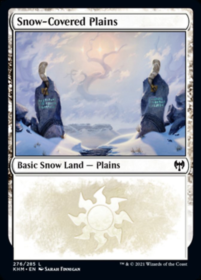 Snow-Covered Plains (276) [Kaldheim] | Card Merchant Takapuna