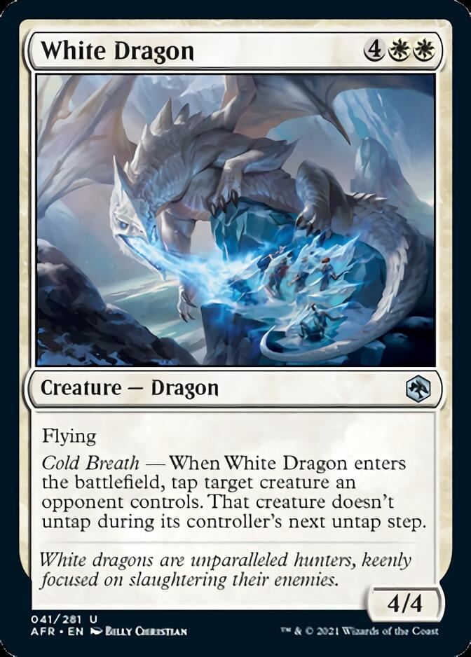 White Dragon [Dungeons & Dragons: Adventures in the Forgotten Realms] | Card Merchant Takapuna