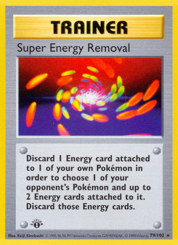 Super Energy Removal (79/102) (Shadowless) [Base Set 1st Edition] | Card Merchant Takapuna