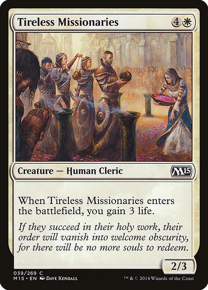 Tireless Missionaries [Magic 2015] | Card Merchant Takapuna