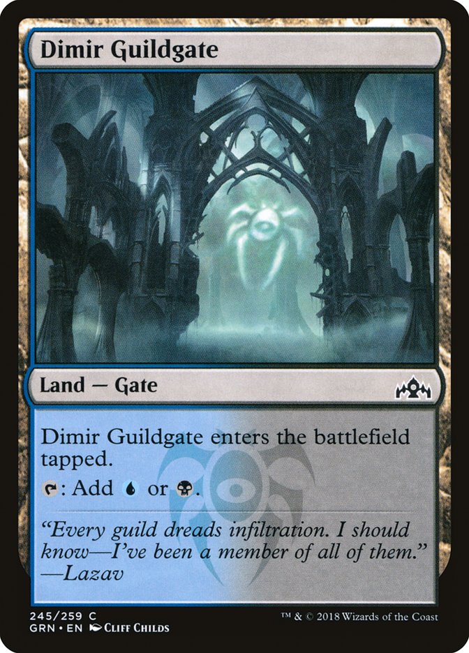 Dimir Guildgate (245/259) [Guilds of Ravnica] | Card Merchant Takapuna