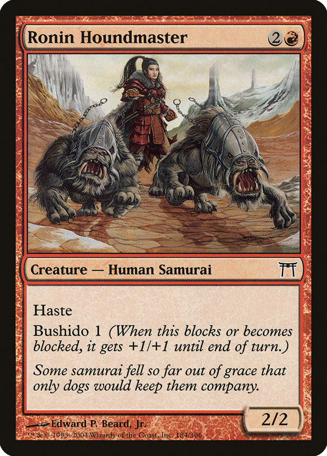 Ronin Houndmaster [Champions of Kamigawa] | Card Merchant Takapuna