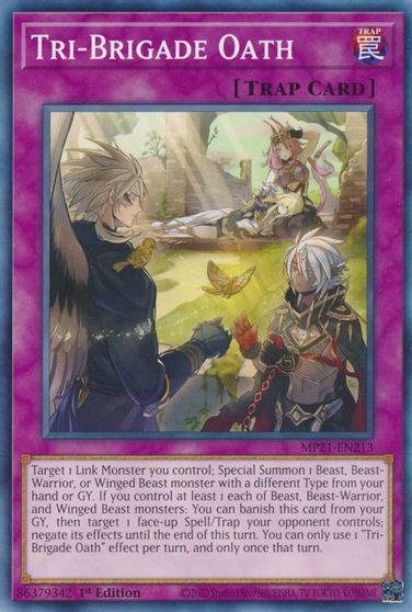 Tri-Brigade Oath [MP21-EN213] Common | Card Merchant Takapuna