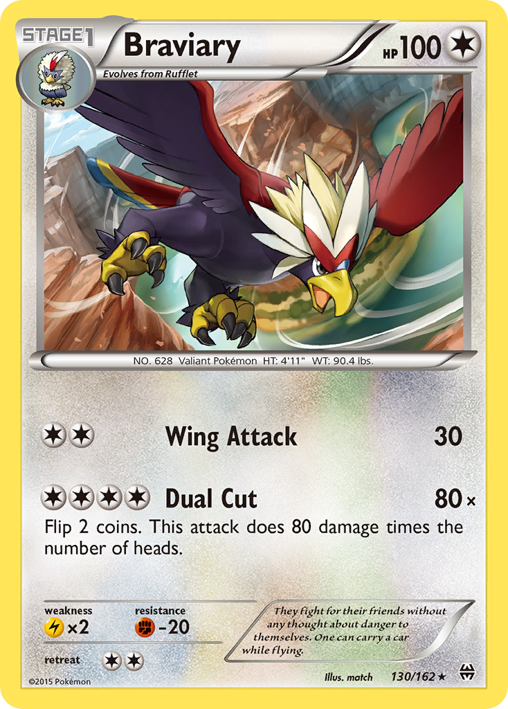 Braviary (130/162) [XY: BREAKthrough] | Card Merchant Takapuna