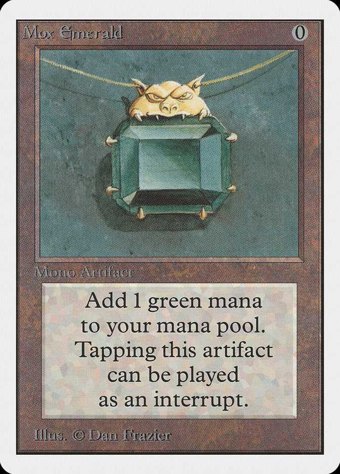 Mox Emerald [Unlimited Edition] | Card Merchant Takapuna