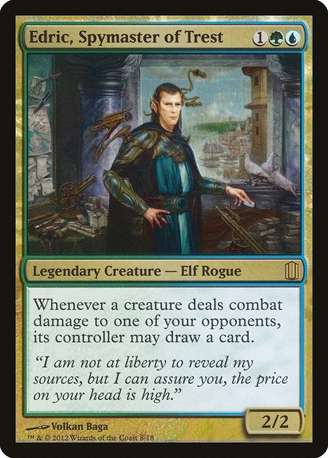 Edric, Spymaster of Trest [Commander's Arsenal] | Card Merchant Takapuna