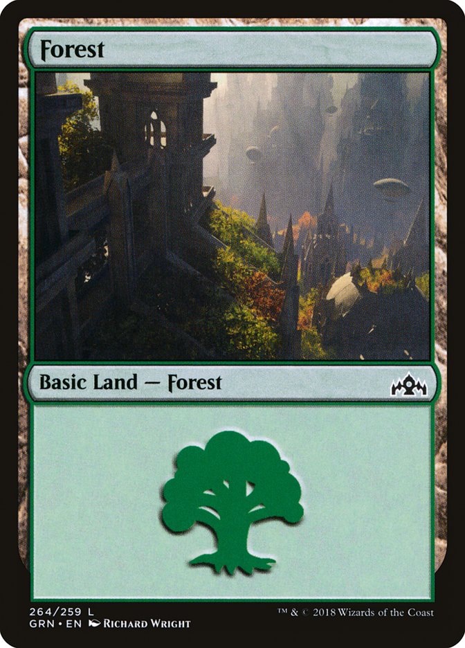 Forest (264) [Guilds of Ravnica] | Card Merchant Takapuna