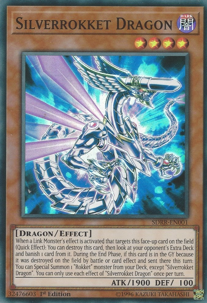 Silverrokket Dragon [SDRR-EN001] Super Rare | Card Merchant Takapuna