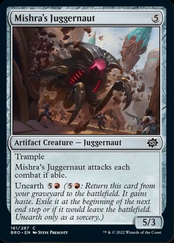 Mishra's Juggernaut [The Brothers' War] | Card Merchant Takapuna