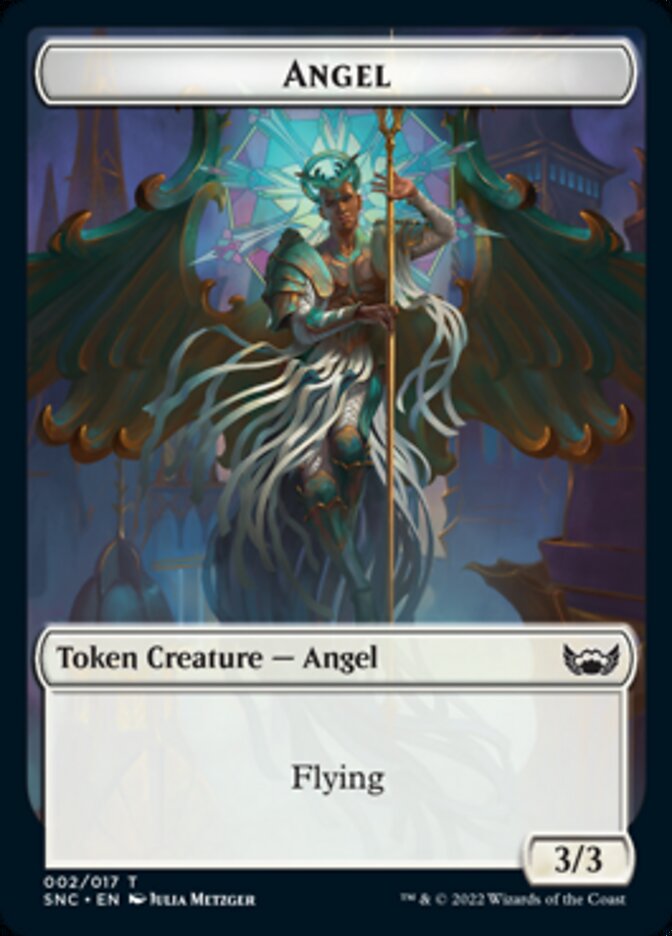 Angel Token [Streets of New Capenna Tokens] | Card Merchant Takapuna