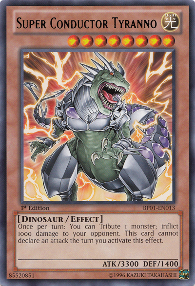 Super Conductor Tyranno [BP01-EN013] Rare | Card Merchant Takapuna