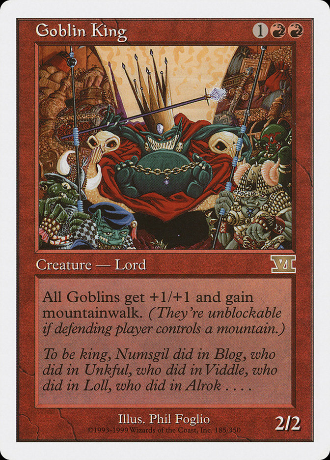 Goblin King [Classic Sixth Edition] | Card Merchant Takapuna