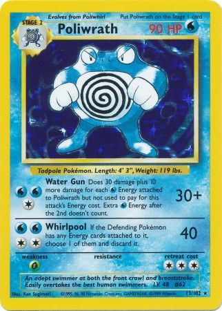 Poliwrath (13/102) [Base Set Unlimited] | Card Merchant Takapuna