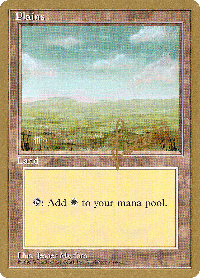 Plains (bl364) (Bertrand Lestree) [Pro Tour Collector Set] | Card Merchant Takapuna