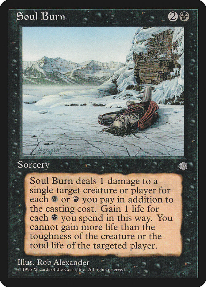 Soul Burn [Ice Age] | Card Merchant Takapuna