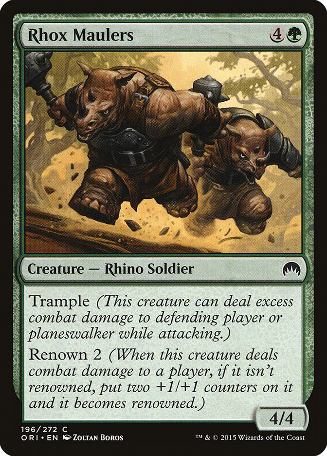 Rhox Maulers [Magic Origins] | Card Merchant Takapuna