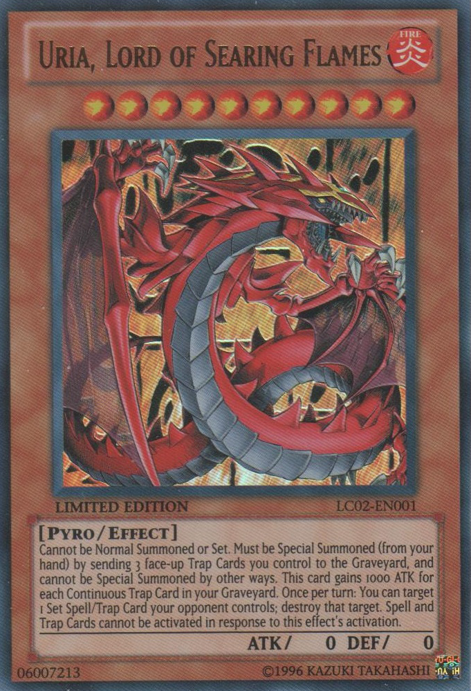 Uria, Lord of Searing Flames [LC02-EN001] Ultra Rare | Card Merchant Takapuna