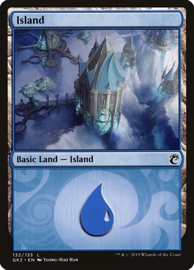 Island (132) [Ravnica Allegiance Guild Kit] | Card Merchant Takapuna