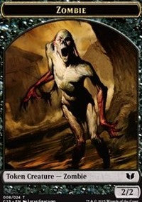 Zombie // Spirit (022) Double-Sided Token [Commander 2015 Tokens] | Card Merchant Takapuna